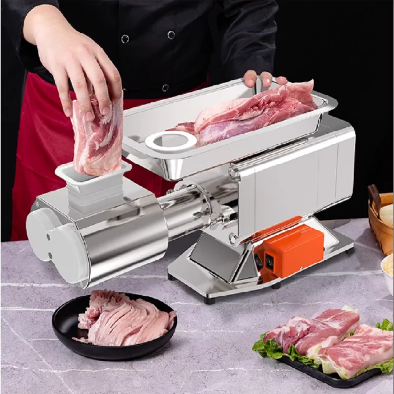 Factory Outlet High Power Stainless Steel Commercial Electric Frozen Meat Mincer Meat Grinder Machine
