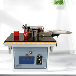 220V Woodworking Banding Machine Double Side Gluing Portable Edge Bander Woodworking Edge Banding Machine