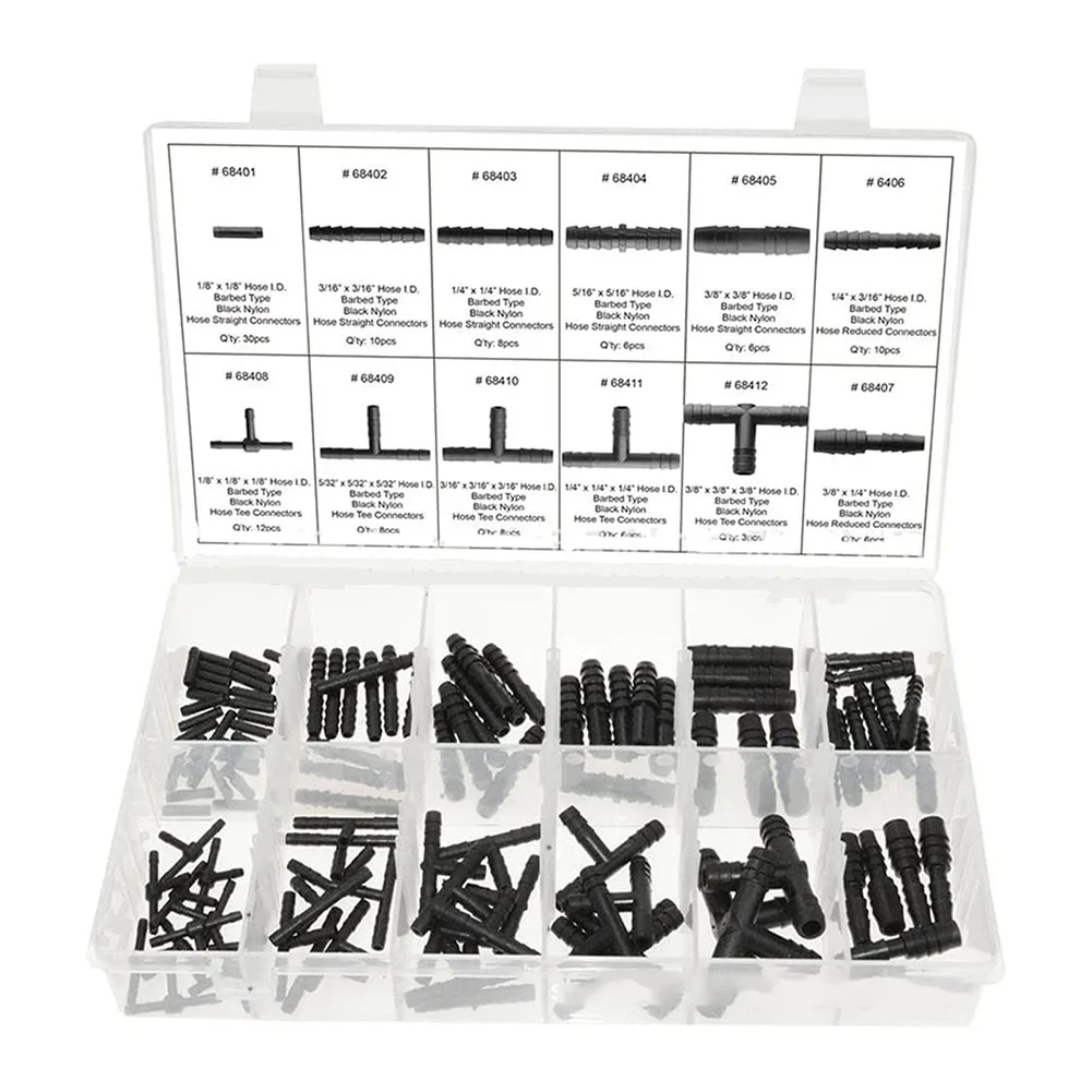 Data Light Brightness Straight Connector Assortment Automotive Hose Connectors Application Convenient Organization
