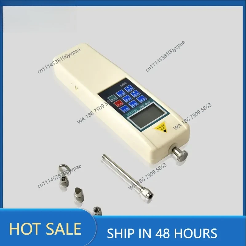 HF series digital push-pull gauge red glue push-pull gauge spring tension tester flat plate dynamometer