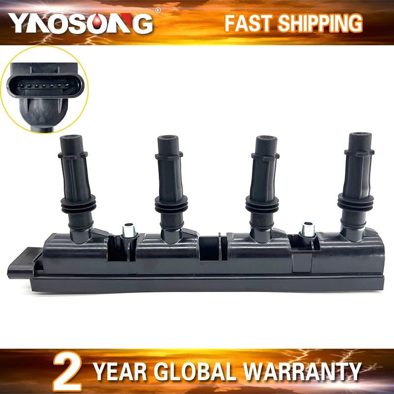 

Ignition Coil For OPEL ADAM AMPERA ASTRA J (P10) GTC CASCADA CORSA D For AVEO CRUZE TRAX 1.4 1208092 1208096 55573735 55575499