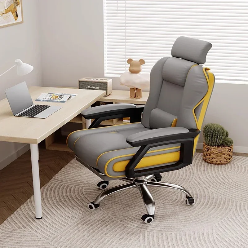 

Gamer Pc Chair Wooden Chairs Writing Office Ergonomic Living Room Rotating Anime Computer Work Comfortable Portable Cheap Gaming