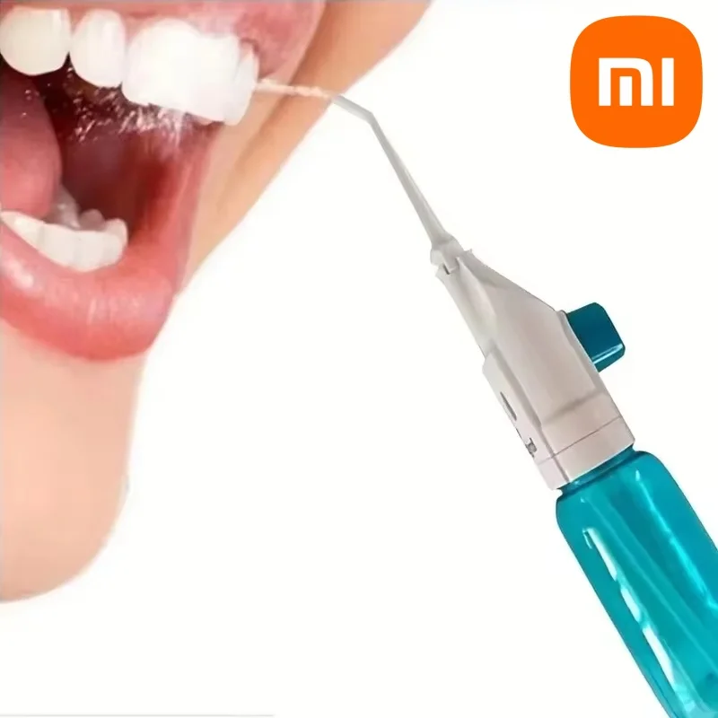 Xiaomi Household High Pressure Oral Irrigator Portable Dental Cleaning Water Floss Manual Scour To Keep Teeth Beautiful