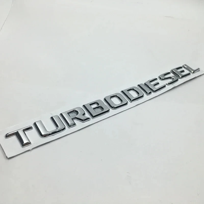 

3D ABS For Mercedes-Benz W463 W140 W124 Turbodiesel lettering emblem mark rear trunk turbo diesel logo stickers