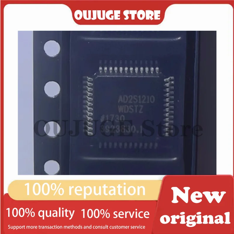 100% New original AD2S1210WDSTZ 4.75V~5.25V LQFP-48(7x7) ADC/DAC - Specialized ROHS Motor controller IC automotive chip