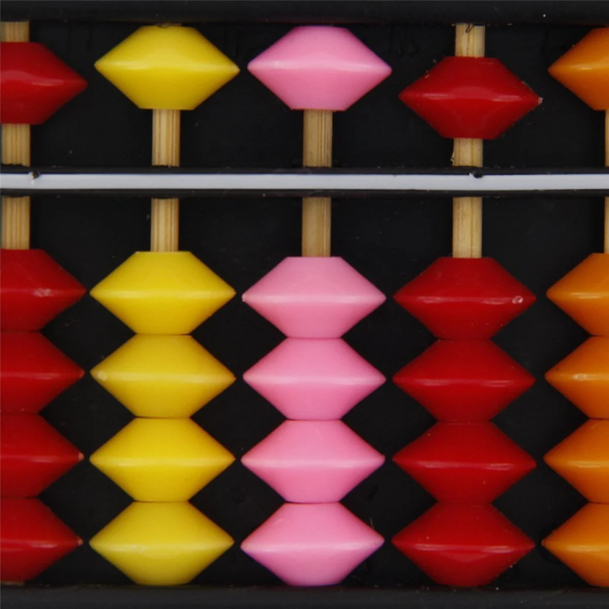 Immagine 7: Strumento di calcolo dell'abaco aritmetico in plastica portatile 10X