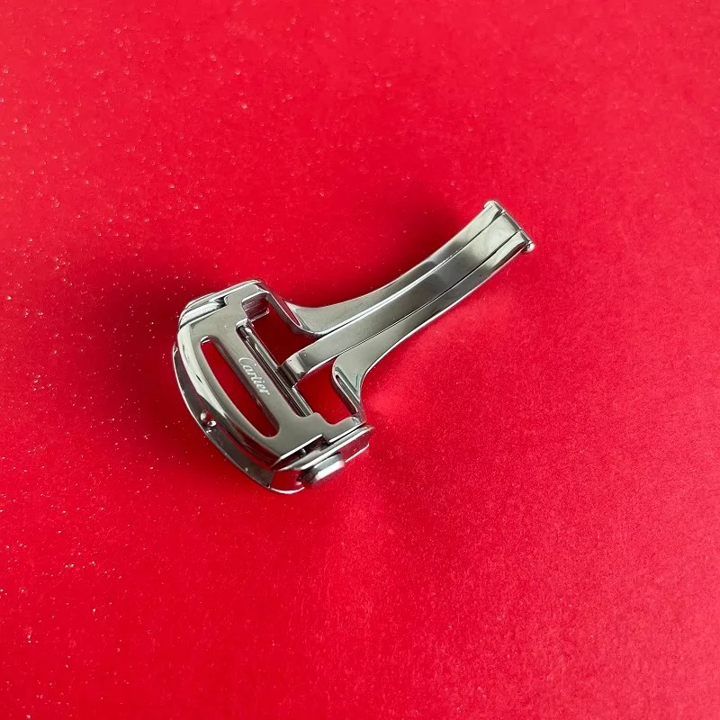 100% Original Design Cartier Folding Buckle For Blue Ballons Pasha Santos 14mm 16mm 18mm Press Deployant Watch Buckle