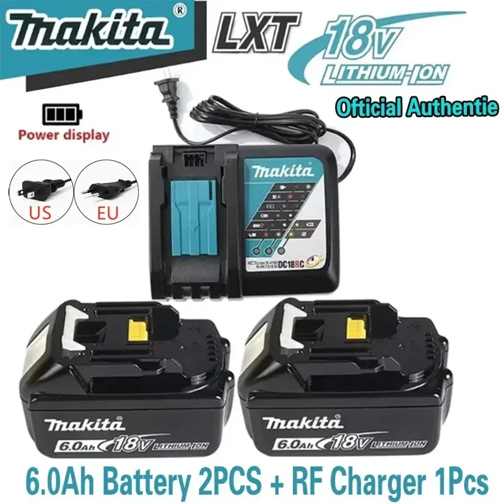 

Original Makita 18V 6.0Ah Rechargeable Power Tools Battery ,For 18V makita with LED Li-ion Replacement LXT BL1860B BL1850 BL1860