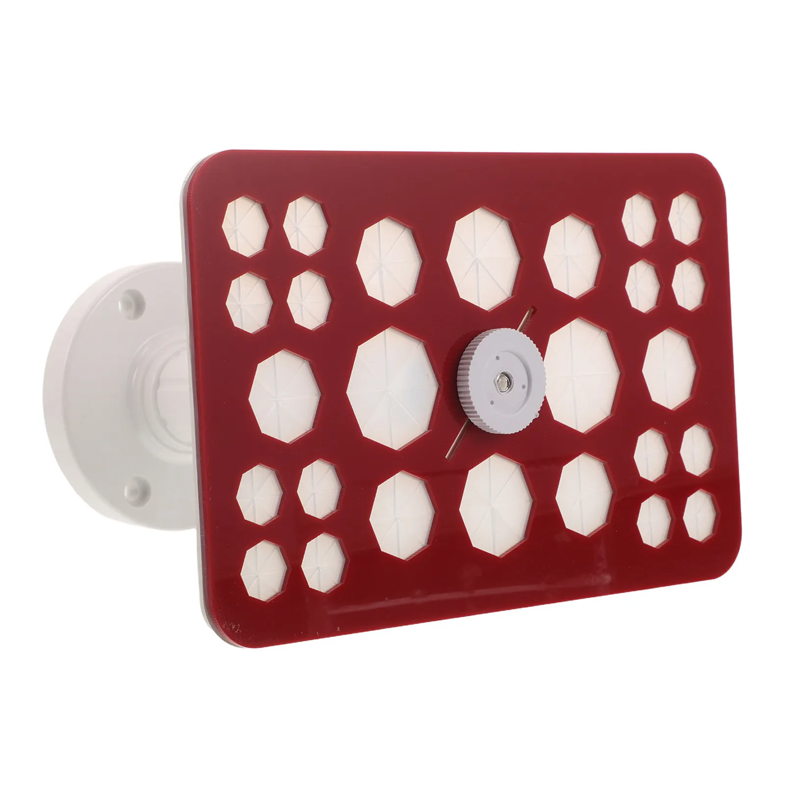 Makeup Brush Holder Stand 26 Slots ABS Octagonal Stable Rack Makeup Tool Dryer Efficient Countertop Brush Storage