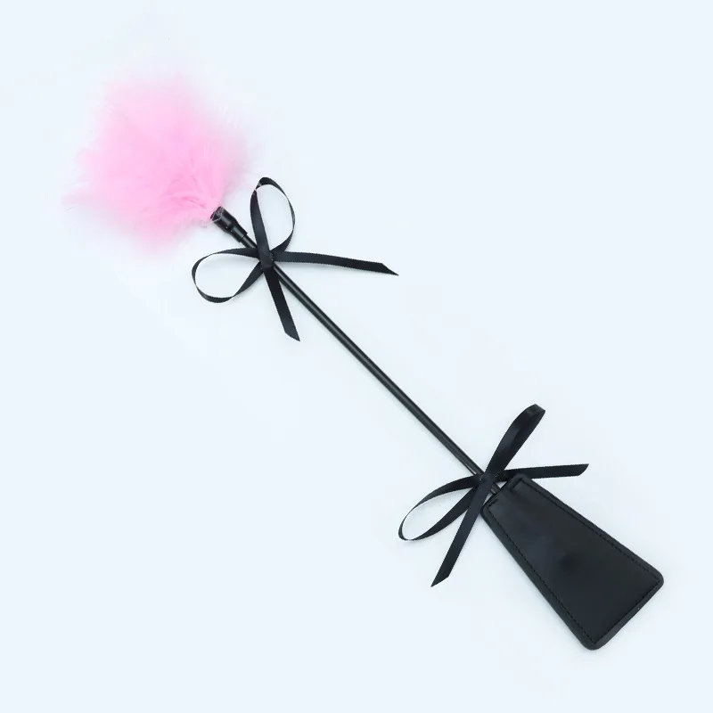 BDSM ريشة سوط الجلود الردف الرقيق الأزواج الجنس لعب تأثيري الكبار يمزح ألعاب يمزح الدعائم عبودية الدعائم #3