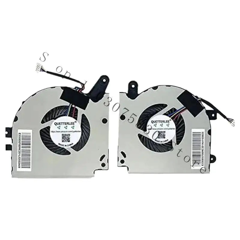 WYORESY nueva CPU GPU ventilador para MSI GF75 delgada 9SC-027 GF75 8RC GF75 8RD GF75 9SC GF75 9SD MS-17F3 serie PAAD06015SL @