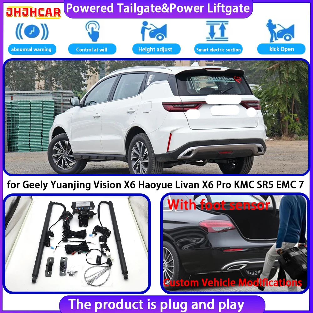 for Geely Yuanjing Vision X6 Haoyue Livan X6 Pro KMC SR5 EMC 7 Smart Electric Powered Tailgate Power Liftgate Tailgate System