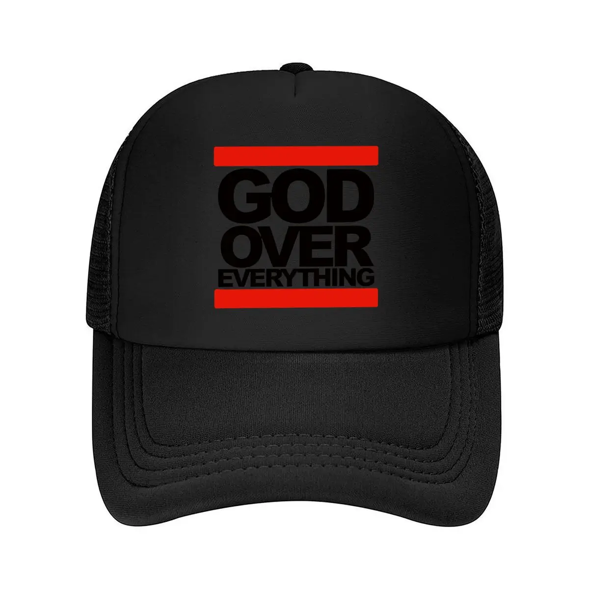 Printed GOD OVER EVERYTHING Four Seasons Outdoor Breathable Adjustable Golf Hat Unisex Summer Fashio 2026 Mesh Baseball Cap