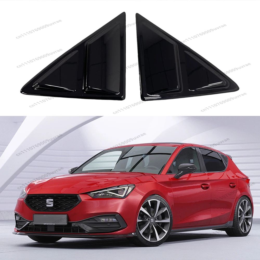 Cubiertas de Ventilación para Ventanas Triangulares Traseras de Coche, Kits de Carrocería para Seat Leon KL MK4 FR TSI TDI Cupra Leon MK1 VZ VZ3 Hatchback 2020-2026