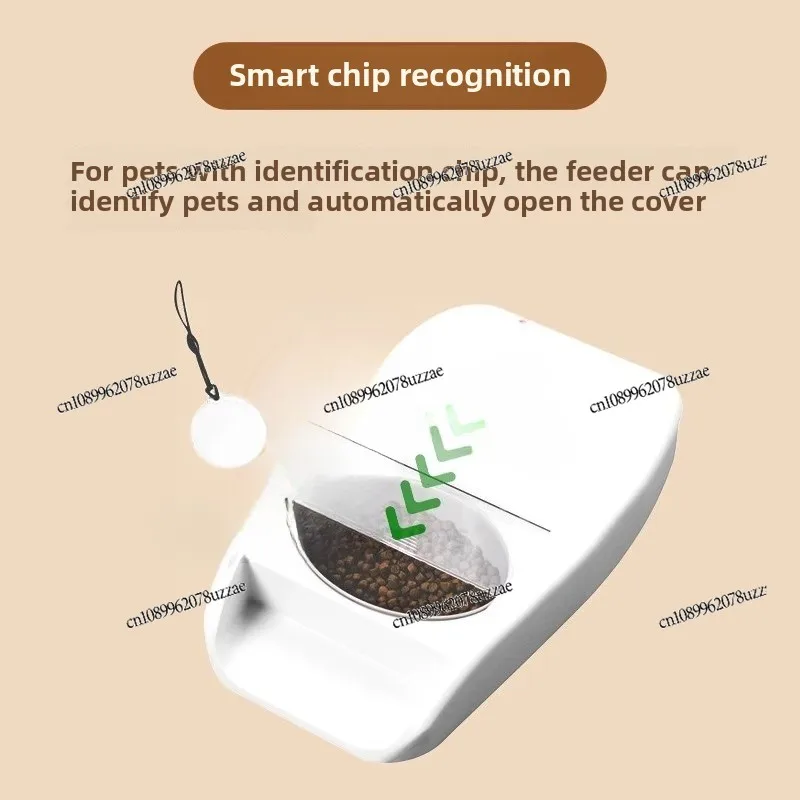 Intelligent Chip Recognition Induction Timing Automatic Feeder Switch Cover Wet Food Preservation Pet Cat Bowl Insect Proof