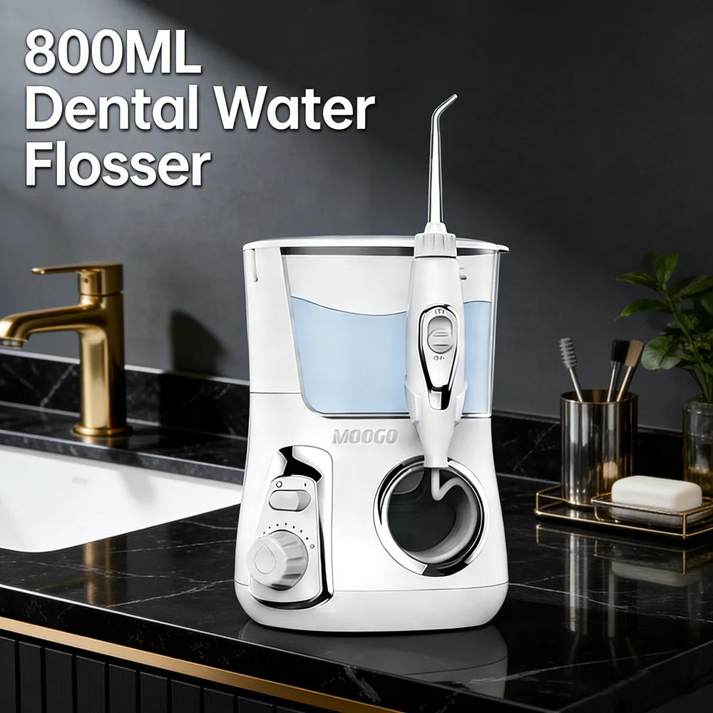 

Профессиональный ирригатор для полости рта с 10 режимами, настольный стоматологический ирригатор с 5 насадками, домашний спа-аппарат для чистки зубов и удаления налета