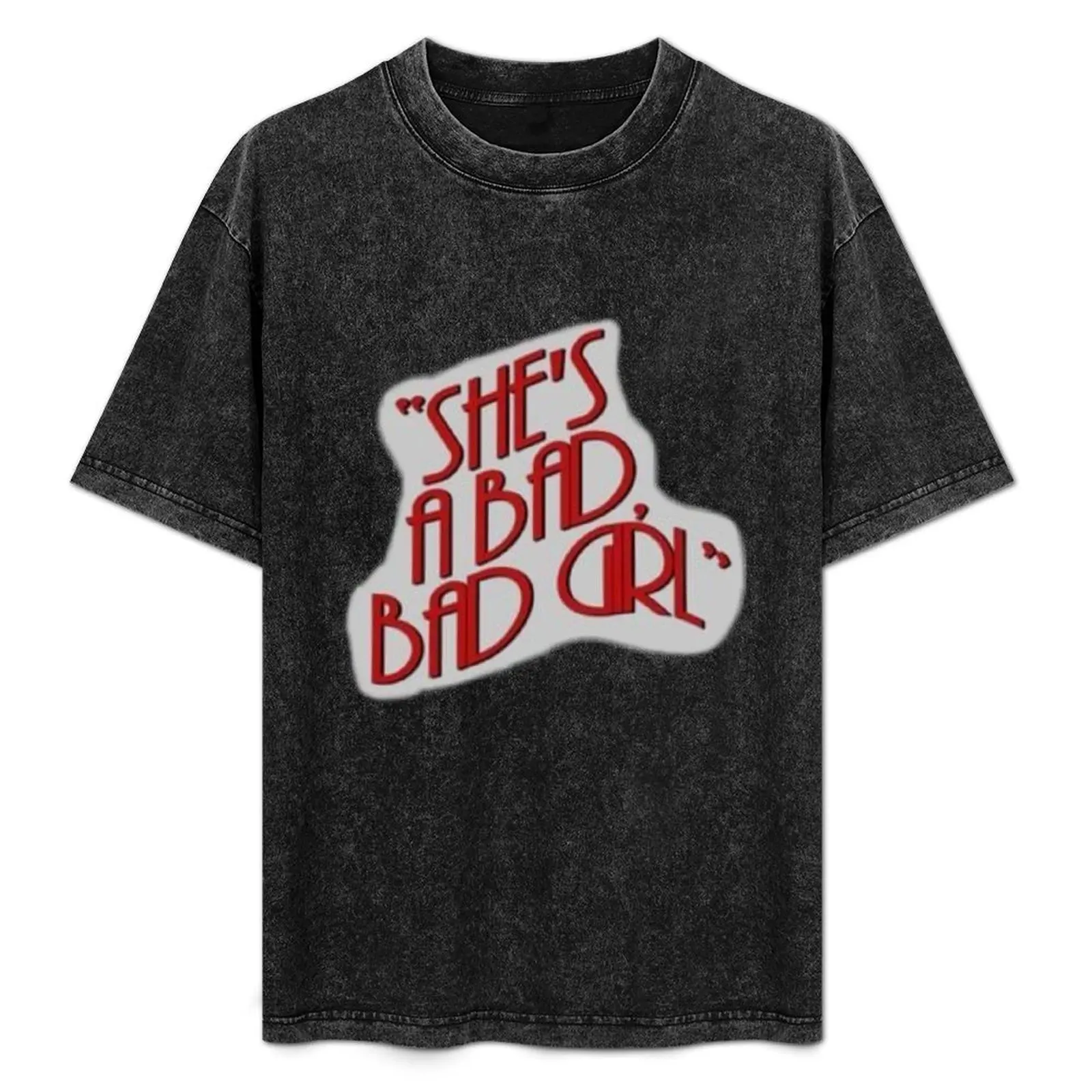 

She's A Bad Bad Girl || Miss Americana and the Heart Break Prince T-Shirt Sports Casual Short Sleeve Cotton Tee