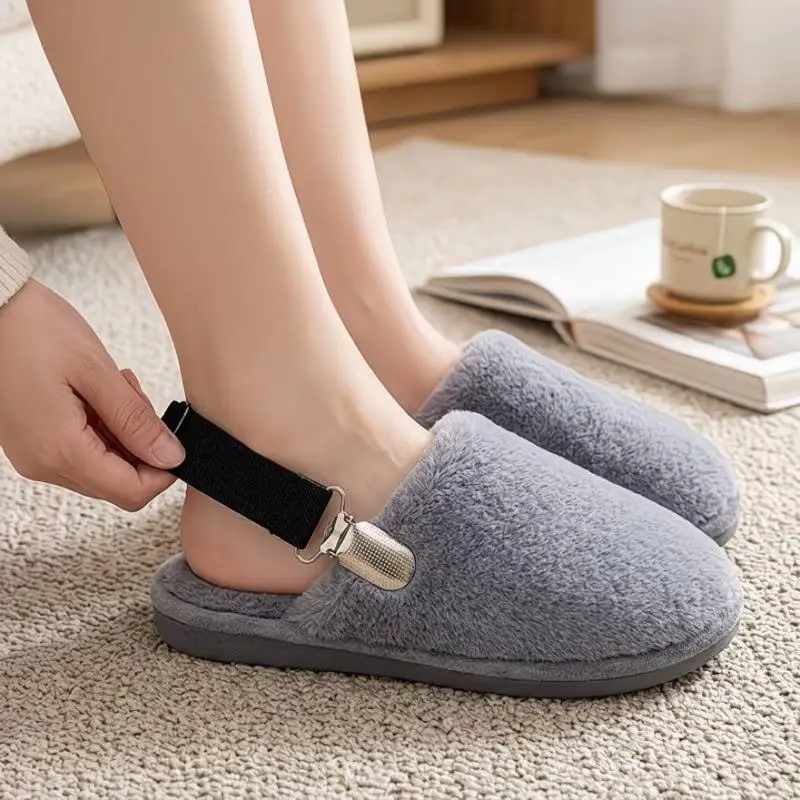 /Vly/Slippers Anti-Heel Off Tool, Elastic Adjustable Sandal Tightening Strap, Heel Fixing, Suitable For Slippers, Sandals 2/4pcs
