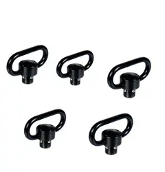 5PCS Quick Detach Release QD Sling Swivel Scope Mount Adapters Hunting Accessories
