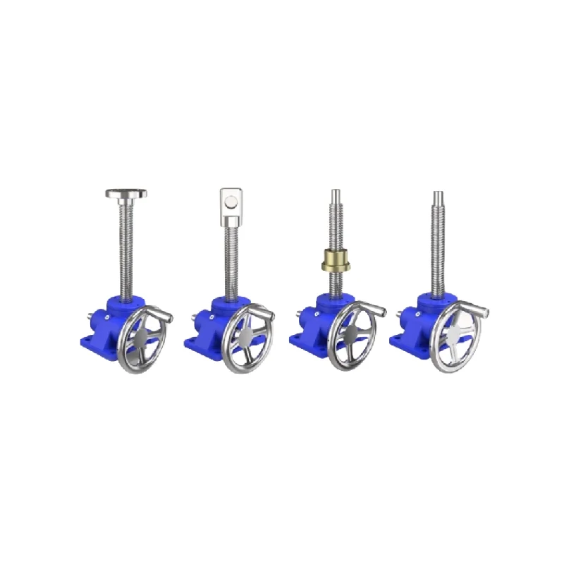 &%I l SWL Vertical Flange Screw Lift Machine Electric Hand Crank with Copper Nut Reducer Farm ODM Generic Fitting Machinery~