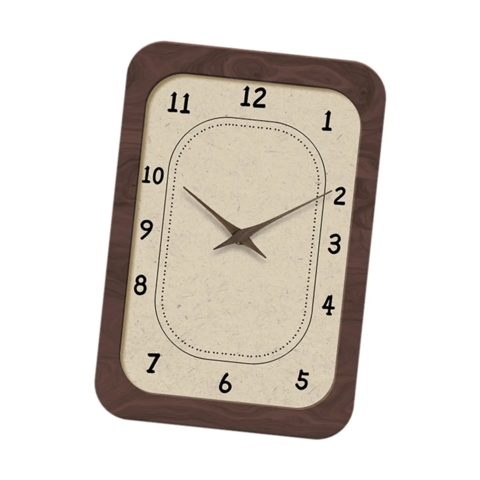 Creative Wall Clock Simple MDF Luxury Quiet Decor Wall Hanging Large Size for Bedroom Kitchen Office Home