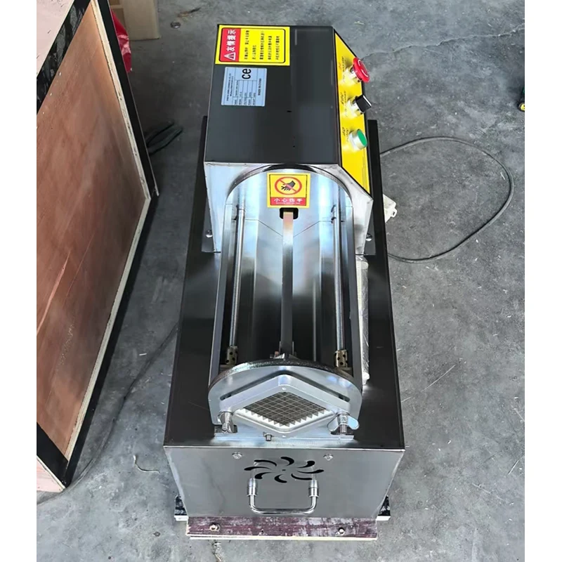Profession Fruit Strip Cutter Stainless Steel Electric French Fries Chips Cutting Machine Onion Carrots Potato Cutting Machine