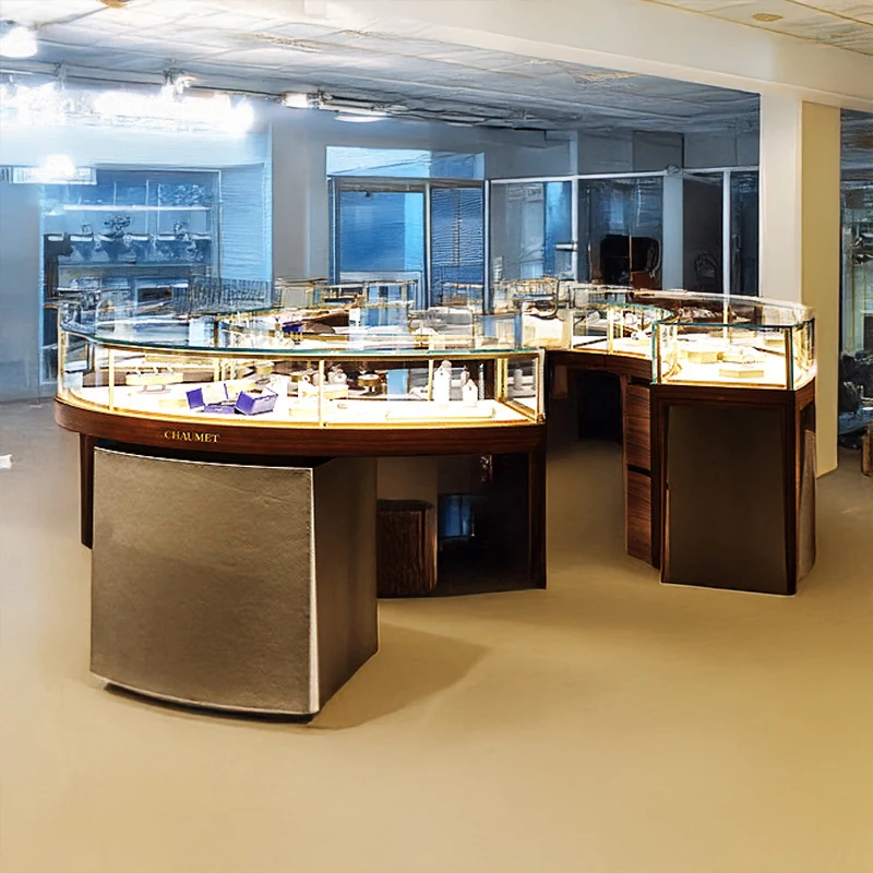 Custom.Modern Jewelry Store Display Möbel Moderner Schmuckschrank für Store Dekoration Design Vitrinen