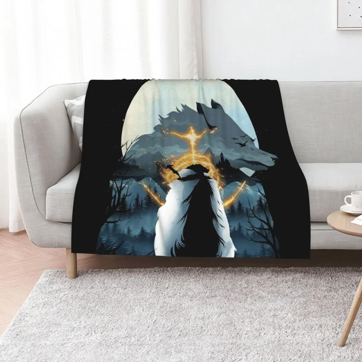 

Blaidd Throw Blanket Beach Thermals For Travel Decoratives Thermal Blankets