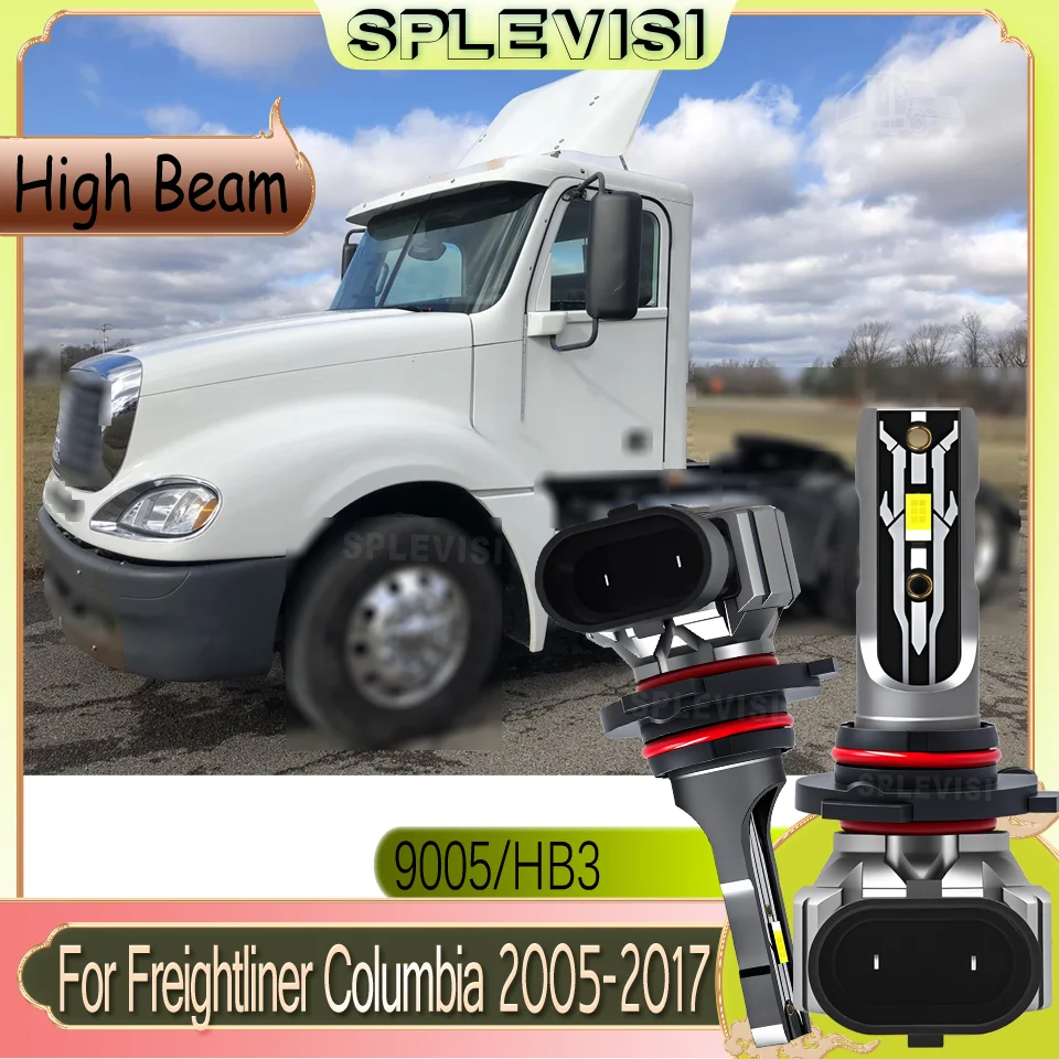 

Прозрачные и прочные светодиодные фары дальнего света для Freightliner Columbia 2005 2006 2007 2008 2009 2010 2011 2012 2013-2017