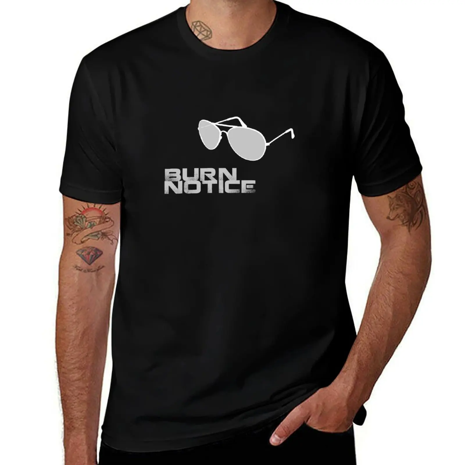 Burn Notice T-Shirt Comfortable Workout Short Sleeve Shirt