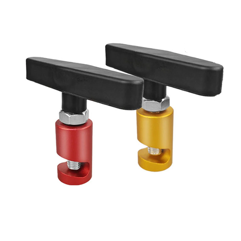 Anti-clamping Device Red Gold Car Hood Lift Bar Anti-clamping Device For Secure Support Rod Clips Safe Maintenance Tool