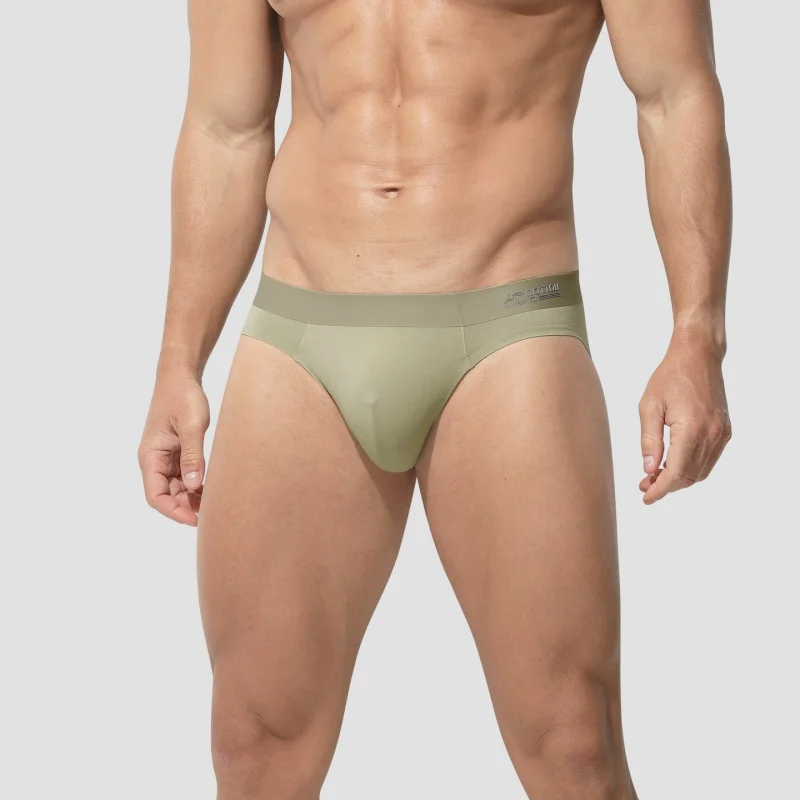 Men's 60 count cotton triangle underwear, men's antibacterial breathable mid waist men's sports, summer thin bottom shorts, shor