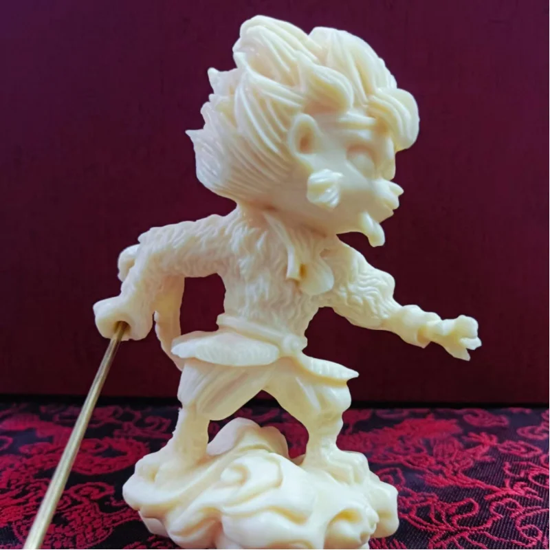 منتج جديد العاج الجوز تشى تيان دا شنغ الديكور سيارة الديكور القتال معركة شنغ الشمس وو كونغ الحرف الديكور بالجملة