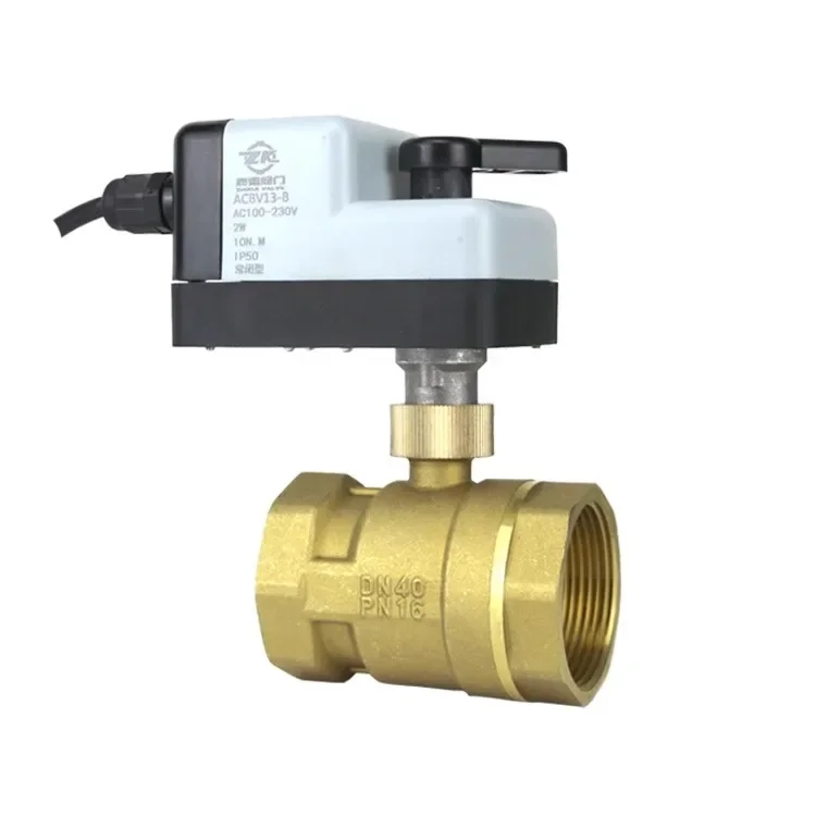 New Two Wire Electric Ball Valve With Two-way AC220VDC1224V Reset Normally Closed Instead Of Solenoid Valve