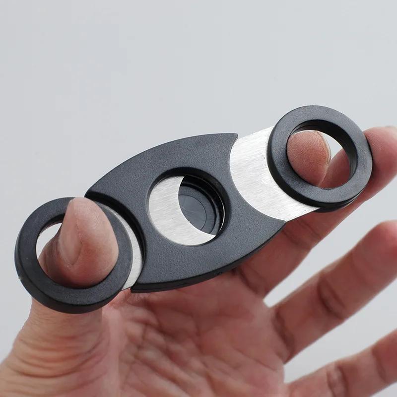 

Stainless Steel Cigar Cutter Cigarette Set All Steel Manual Smoke Crusher Convenient Cigar Scissors Cigars Accessories