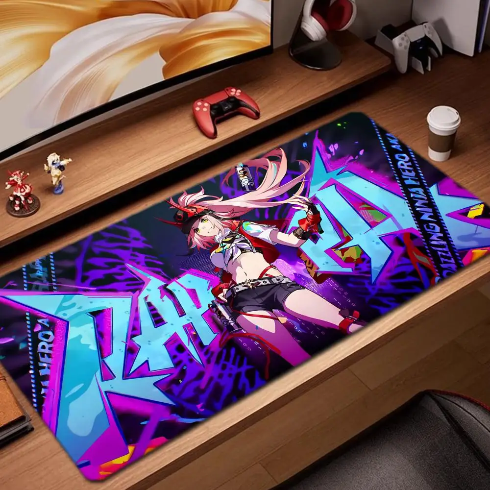 

rappa honkai star rail Mouse Pad Game Accessories keyboard pad XXL large locking edge 900X400 mm table mat Gaming mousepad