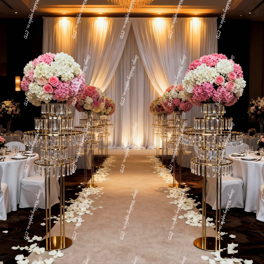 

6-130 см 2-6 шт.) свадебная арка фон с цветочным стеном металлическая подставка для цветов событие вечерние сценическое украшение фоны поставки