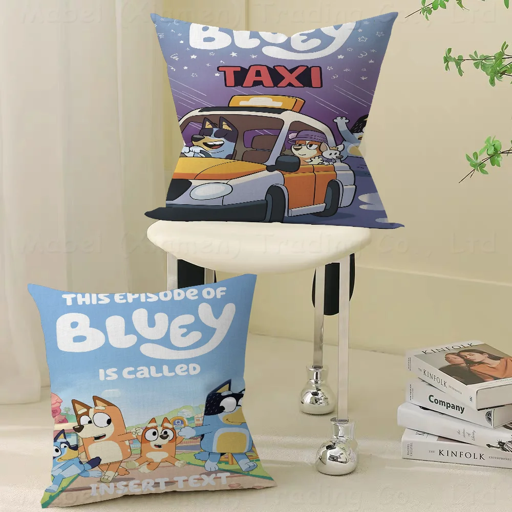 B-Bandit-Cartoon ChilliPillow Covers Cartoon Sofa Decorative Home Double-sided Printing Short Plush Cute Cushion Cover