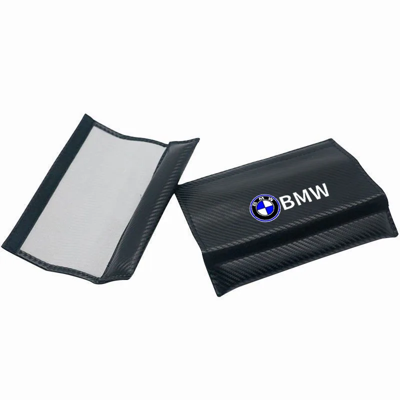 

2Pcs Car Seat Belt Cover Cotton Carbon Fiber Shoulders Pads for BMW E30 E34 E36 E39 E46 E52 E53 E60 E61 E62 E70 E71 Accessories