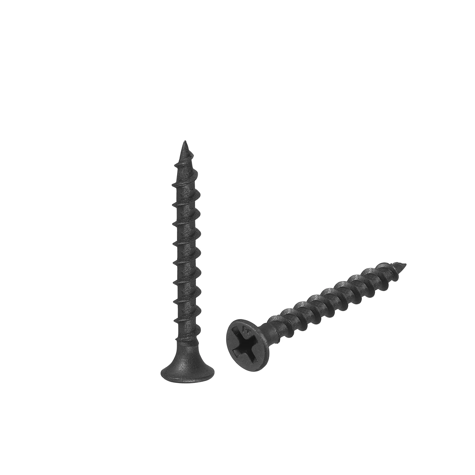 

Uxcell 50/100/150pcs M3.8x35/40/45/50/60/70mm Flat Head Phillips Drive Wood Screws Carbon Steel Self Tapping Screws