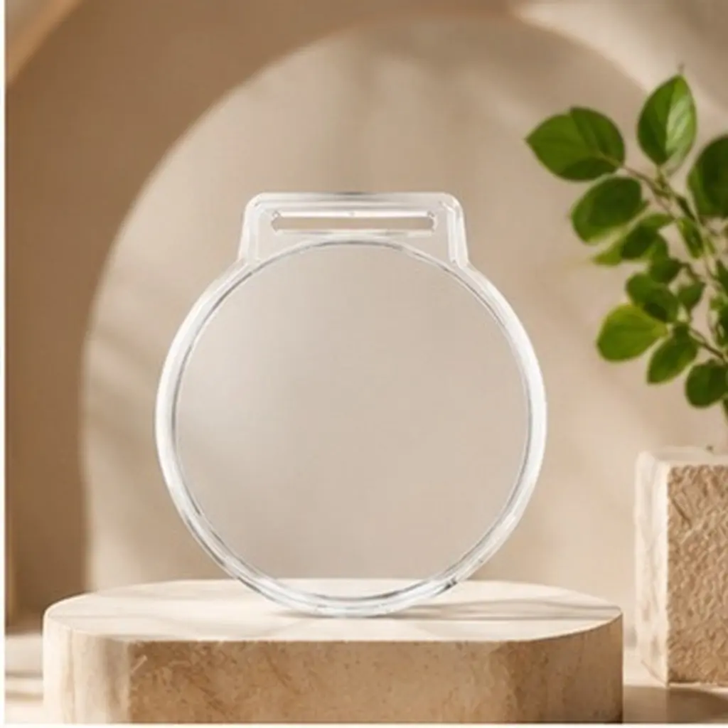 6Pcs Transparent Medal Display Cases Acrylic Coin Badge Storage Boxes Airtight Protective Holder Collector Souvenir Showcase