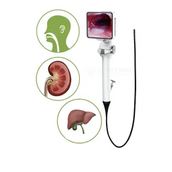 medical 2.8mm/3.8mm/4.8mm flexible endoscope fiber optic video bronchoscope ent neurosurgery nasal flexible endoscope