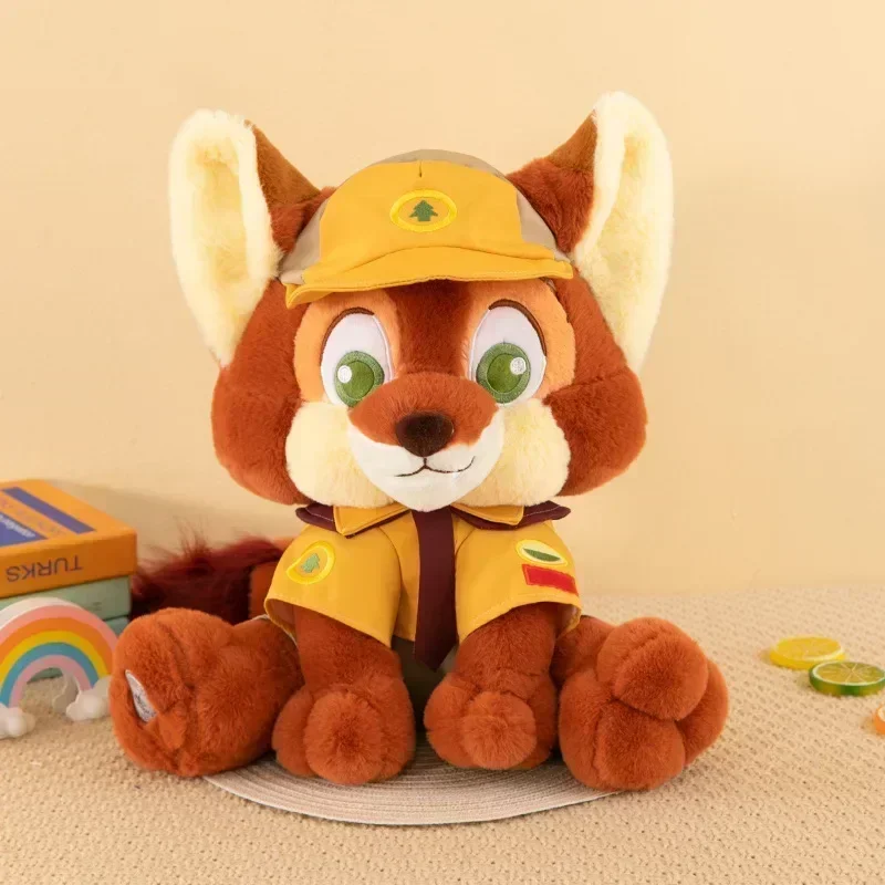 43cm Disney Zootopia Nick Wild Plush Judy Doll Plush Fox Rage Lovely Pillow Hand Warmer Bedroom Decor Children's Dolls Gift