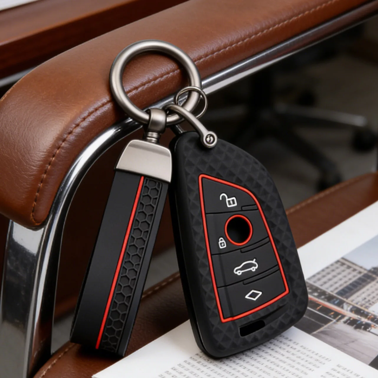 Silicone For BMW F30 F31 F32 F34 F20 F21 F07 F10 1 3 5 7 Series X1 X3 G01 X4 G02 X5 F15 F16 M3 M4 Car Key Case Cover Shell Fob
