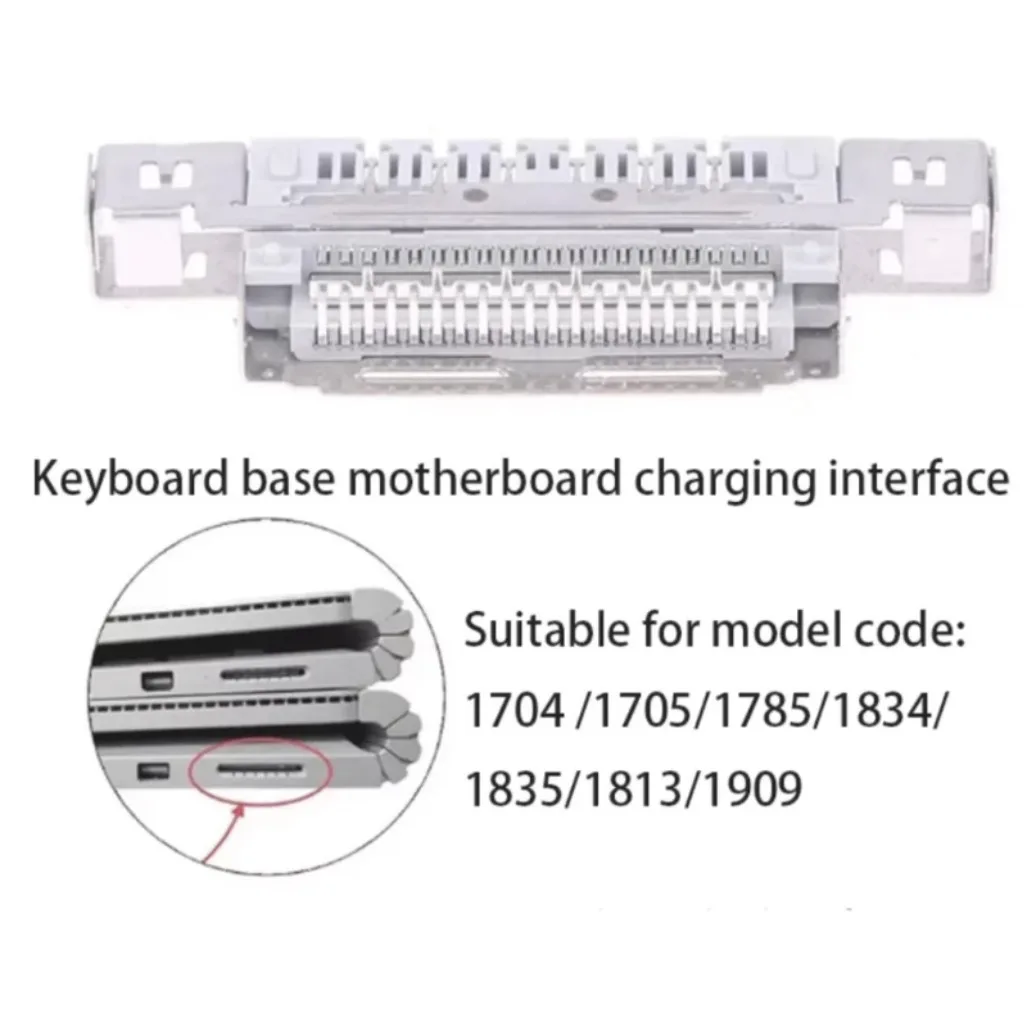SX For Microsoft Surface Book Keyboard Base Motherboard Charging Port Connected Power Supply