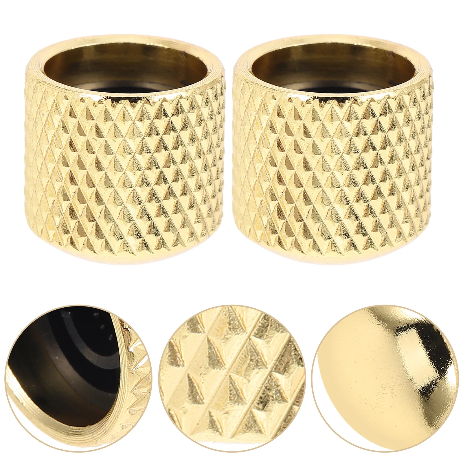 

4pcs Electric Guitar Knobs Metal Top Hat Volume Tone Control Caps For Bass Replacement Durable Speed Knob Guitar Hardware