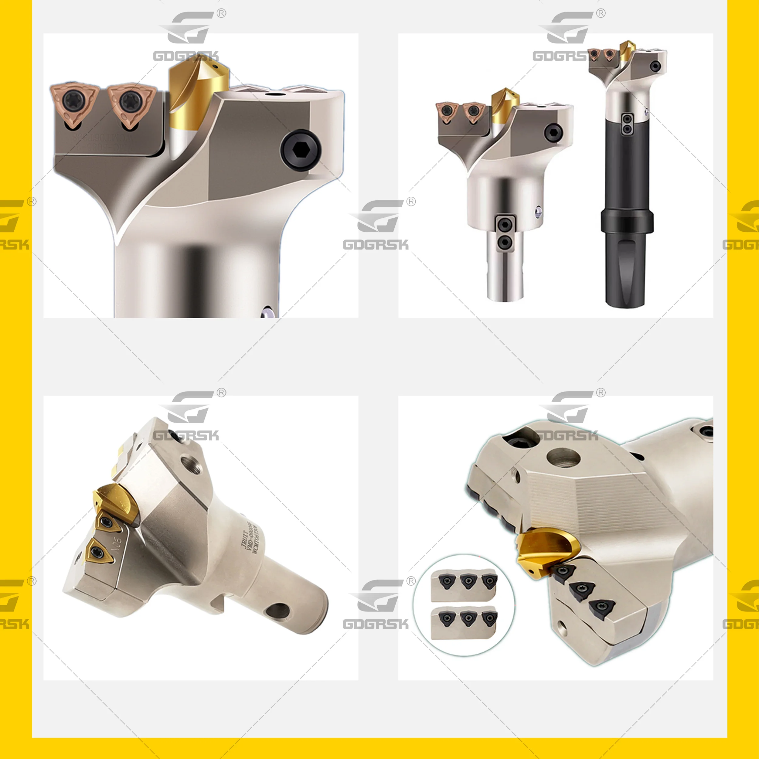 Imagem -03 - Vmd-grande Diâmetro Indexável Broca Cnc Torno Broca Ferramenta para wc e Inserção Posicionador Grande Perfuração 45200 mm