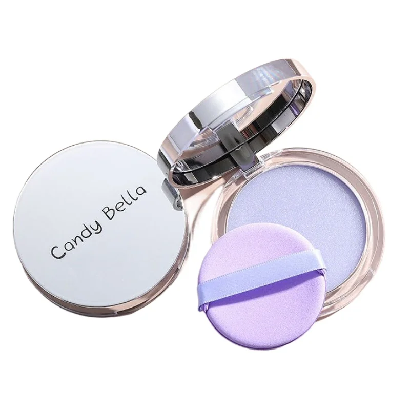 

Lavender makeup powder oil control and styling powder, smooth and even skin tone matte effect