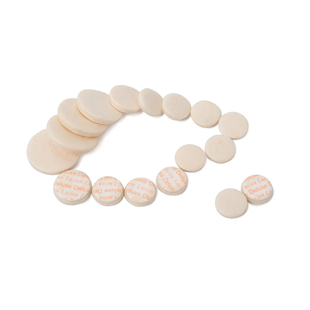 

17Pcs Clarinet Key Pads Faux Soprano Woodwind Instrument Replacement Durable Seals Professional Tool Clarinet Key Pad