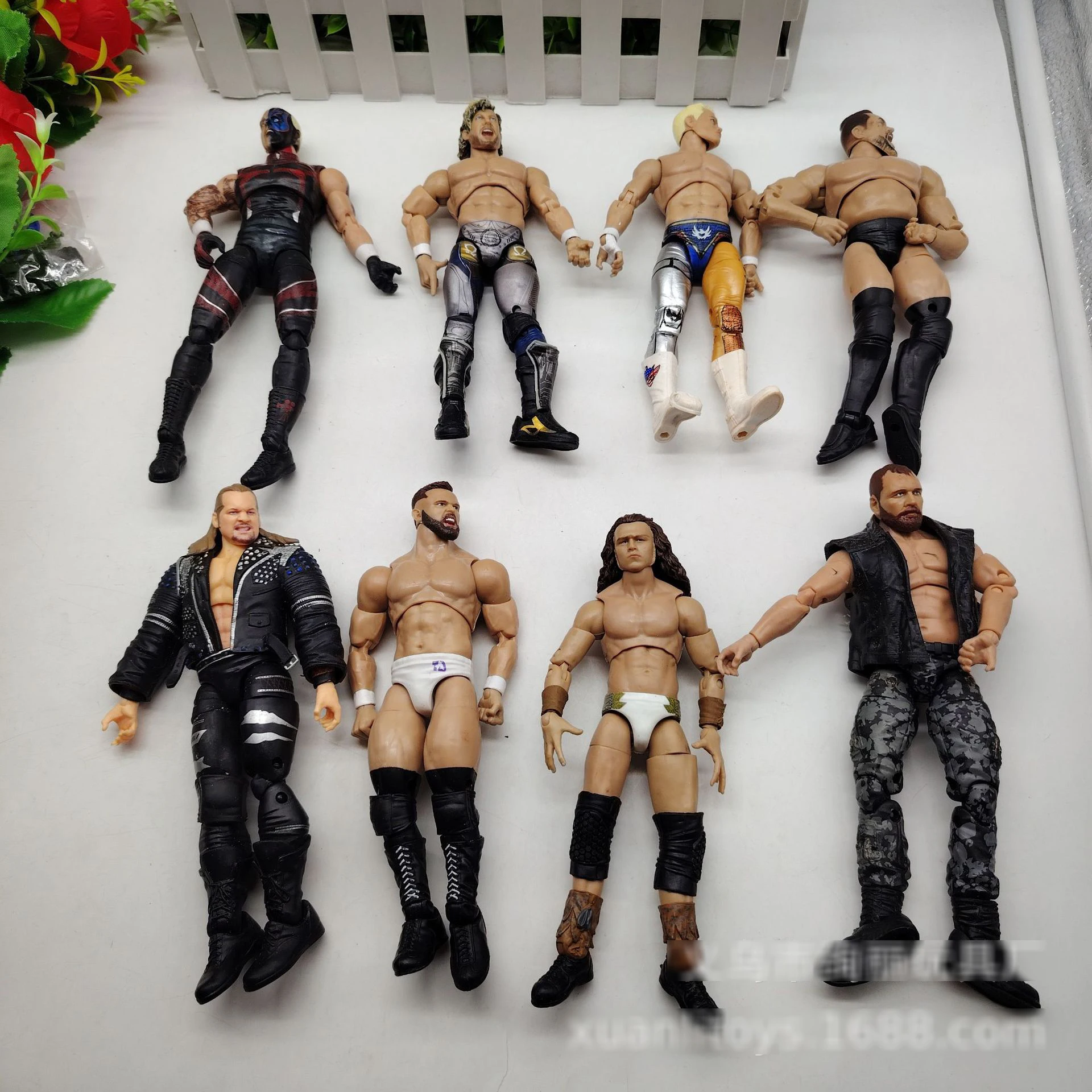 لعبة كلاسيكية أصلية للمصارعة المهنية المصارع المصارع عمل الشكل أنماط مختلفة صوتها المنقولة عمل الشكل الملاكم #5